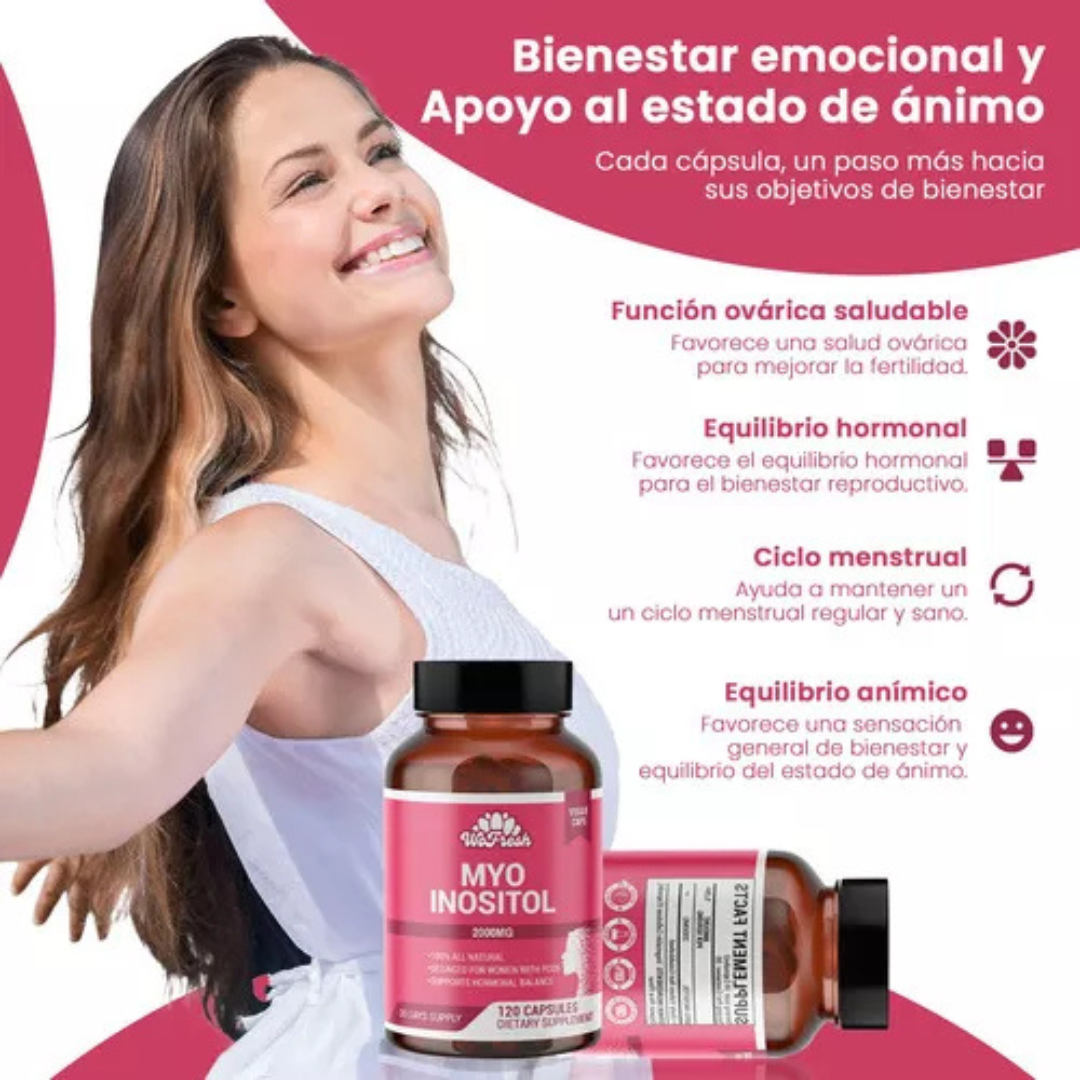 MYO INOSITOL DE WOFRESH 2000MG 120 CÁPSULAS