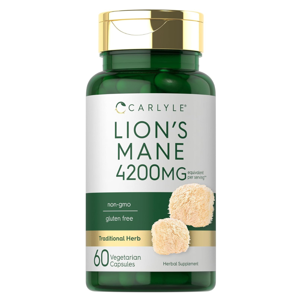 MELENA DE LEON 4200MG HONGO 60 CAPSULAS CARLYLE