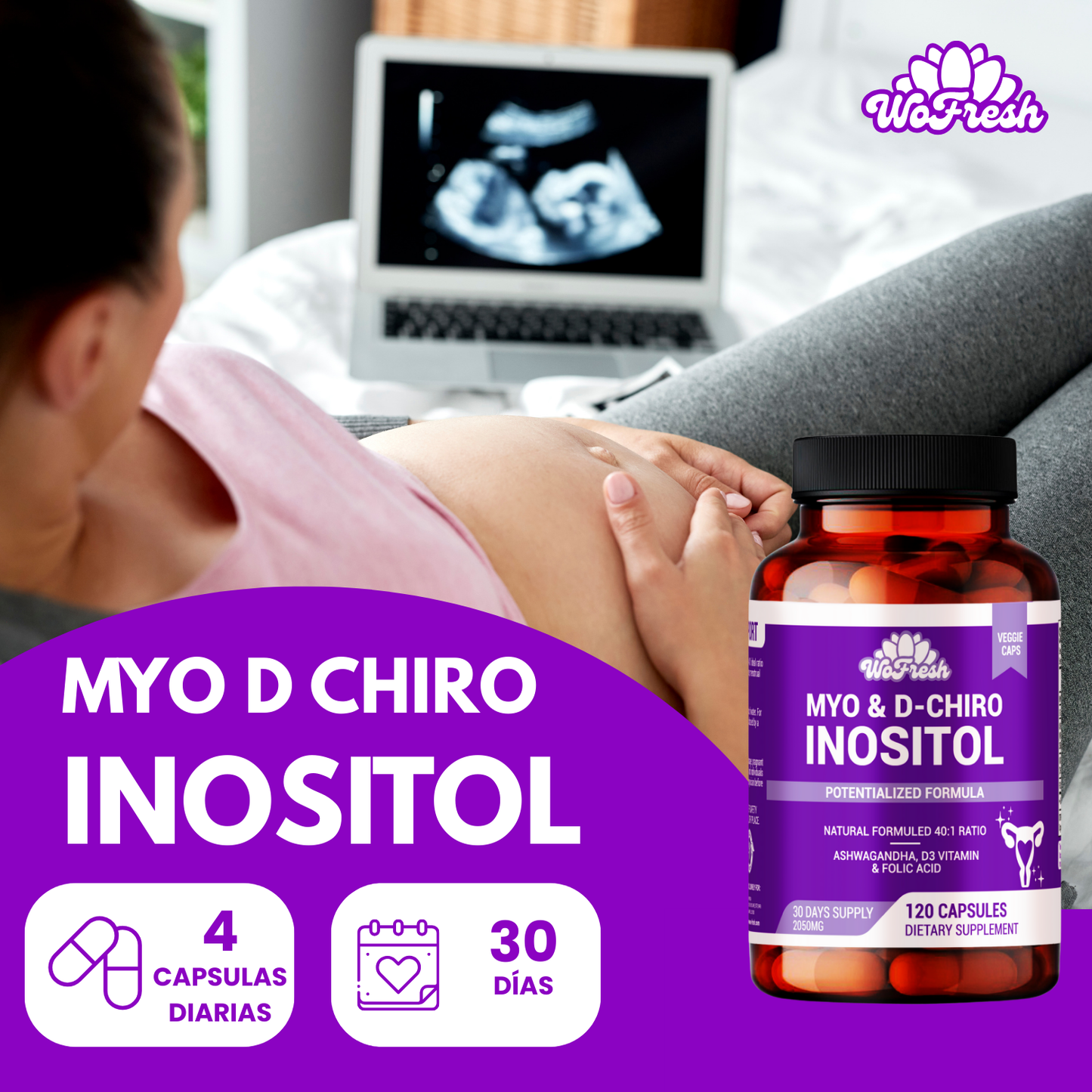 MYO D CHIRO INOSILTOL WOFRESH 2050MG PACK 2