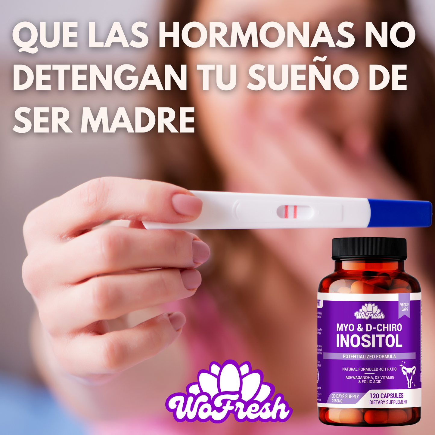MYO D CHIRO INOSITOL WOFRES 2050MG 120 CÁPSULAS