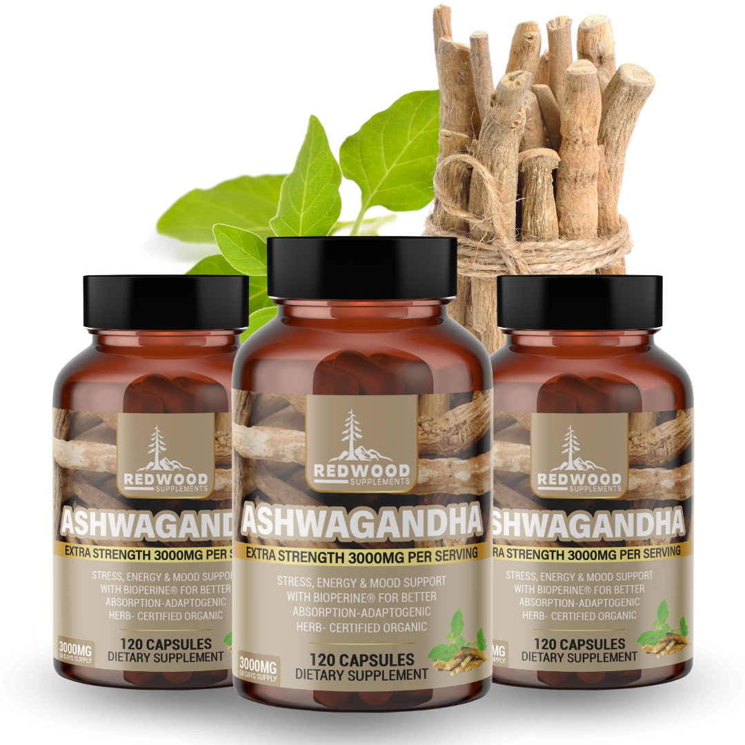 ASHWAGANDHA REDWOOD 3000 MG PACK 3
