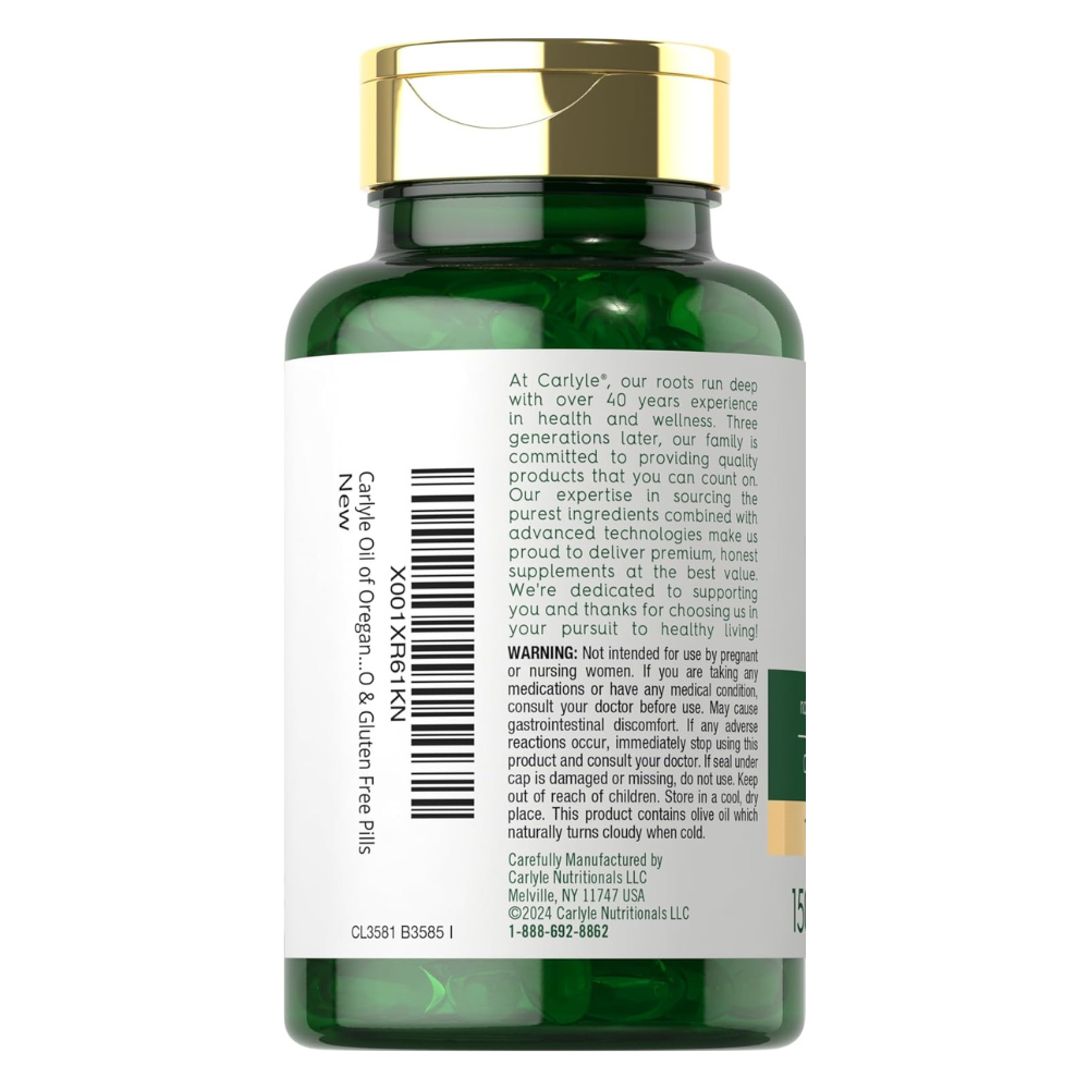 ACEITE DE OREGANO 4000MG 150 SOFGELS/CARLYLE