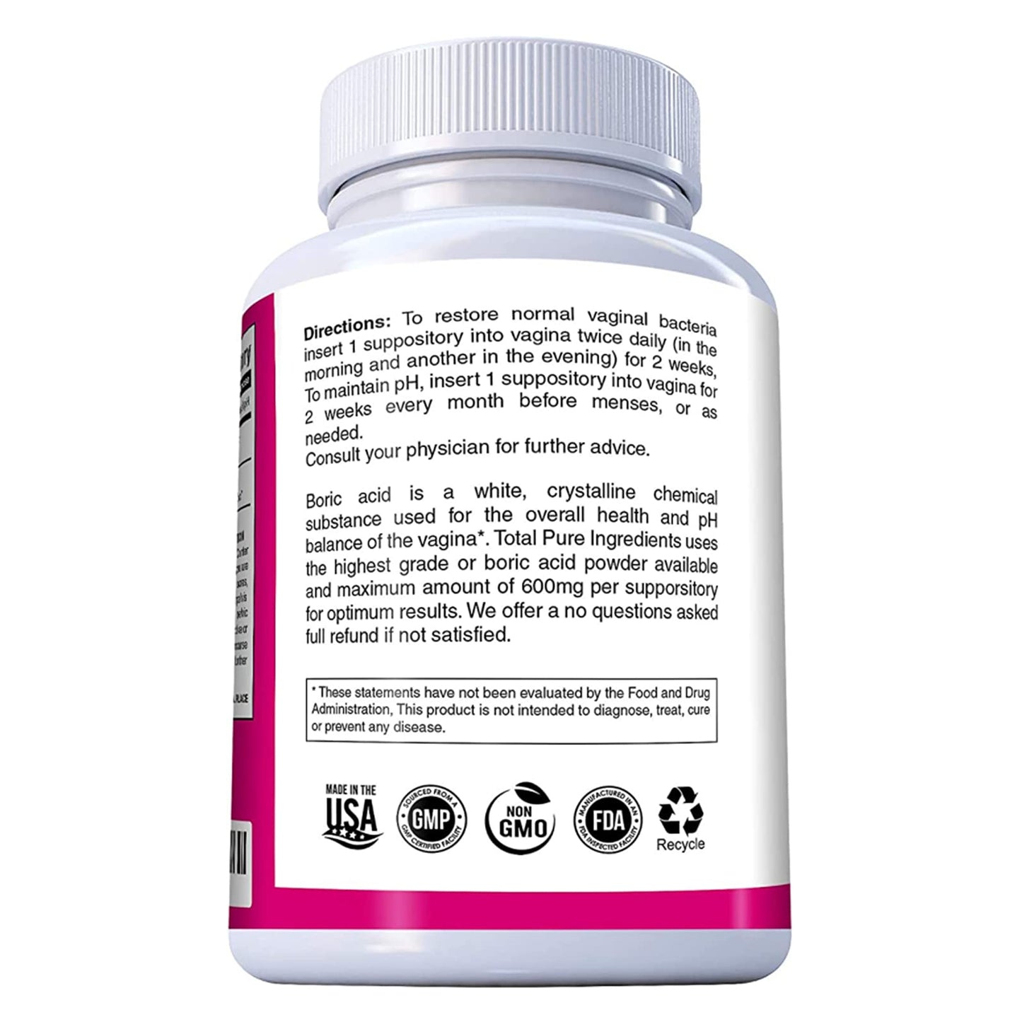 ÓVULOS DE ÁCIDO BÓRICO 600 MG PH HARMONY