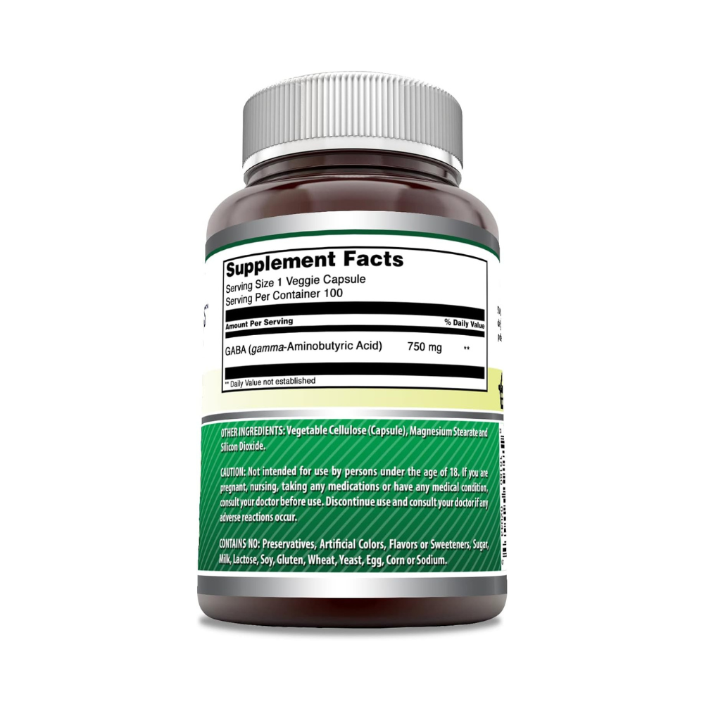 GABA 750 MG AMAZING FORMULAS