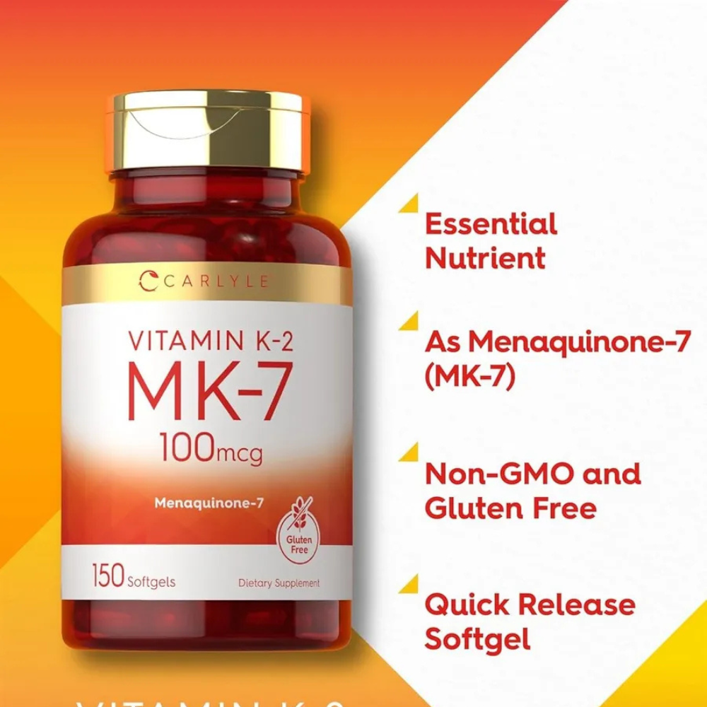 VITAMINA K2 MK7 100MCG 150 SOFGELS DE CARLYLE