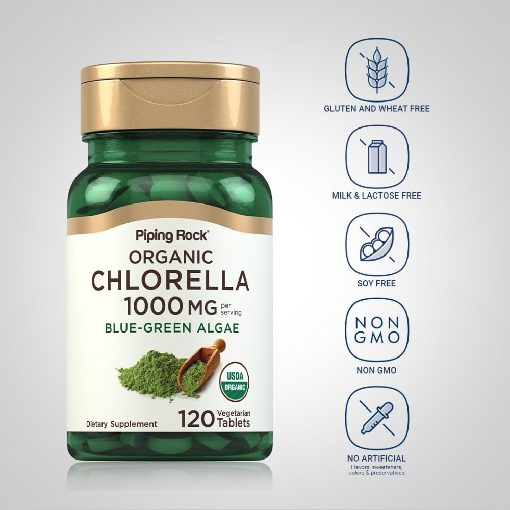 CHLORELA ORGANICA 1000 MG PIPING ROCK