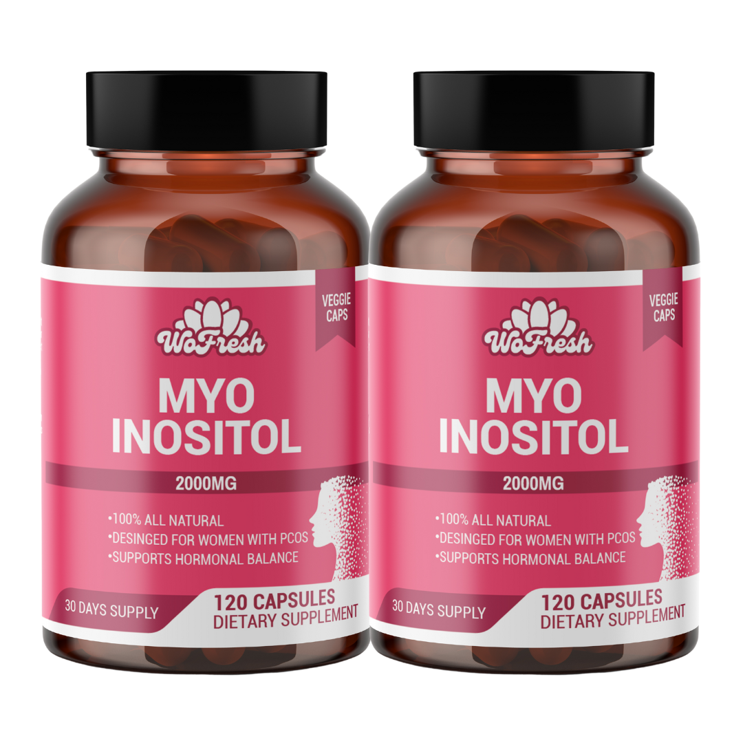 MYO INOSITOL DE WOFRESH 2000MG 120 CÁPSULAS PACK X2
