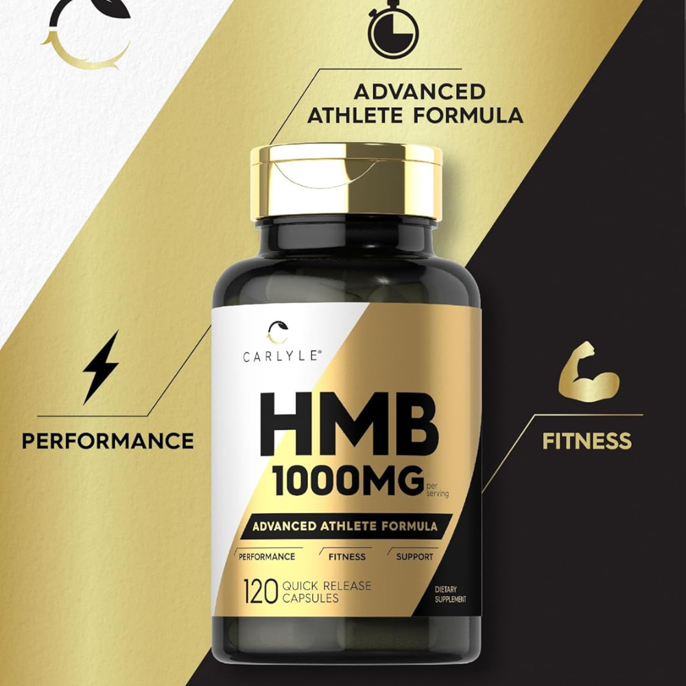 HMB (BETA-HIDROXI BETA-METILBUTIRATO) 1000MG 120 CÁPSULAS CARLYLE