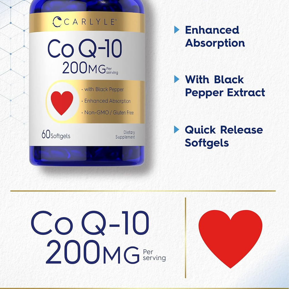 COENZIMA COQ10 200MG ULTRA POTENCIA CARLYLE