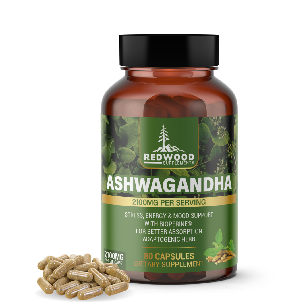 ASHWAGANDHA ORGANICO REDWOOD 2100 MG