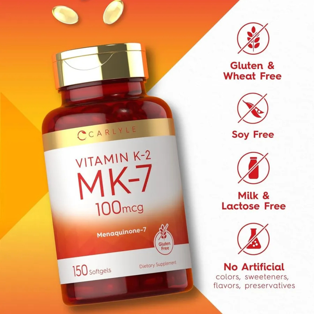 VITAMINA K2 MK7 100MCG 150 SOFGELS DE CARLYLE