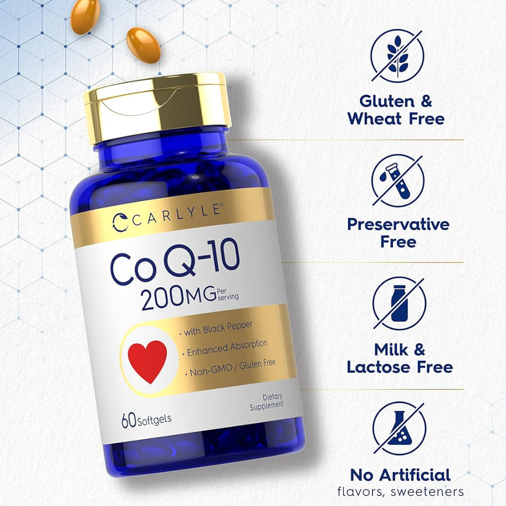 COENZIMA COQ10 200MG ULTRA POTENCIA CARLYLE
