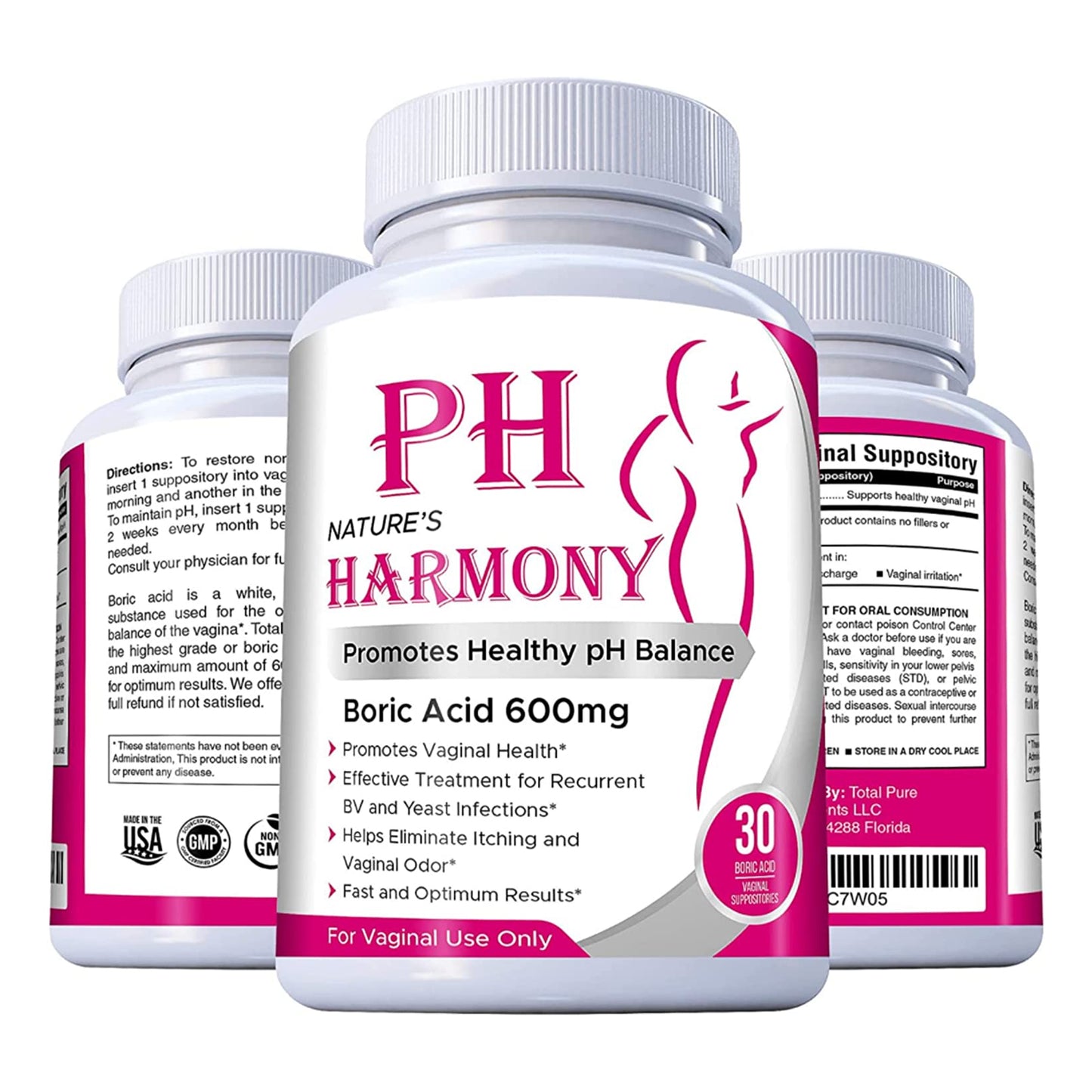 ÓVULOS DE ÁCIDO BÓRICO 600 MG PH HARMONY