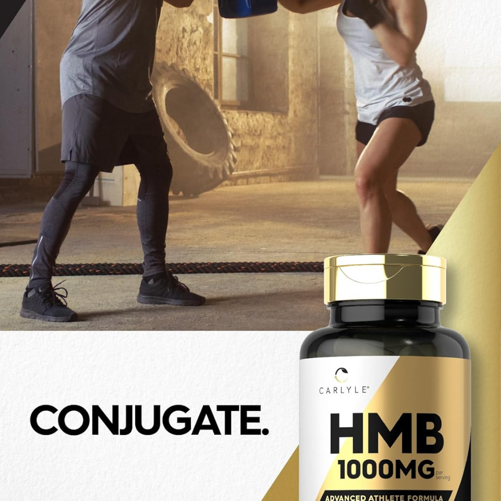 HMB (BETA-HIDROXI BETA-METILBUTIRATO) 1000MG 120 CÁPSULAS CARLYLE