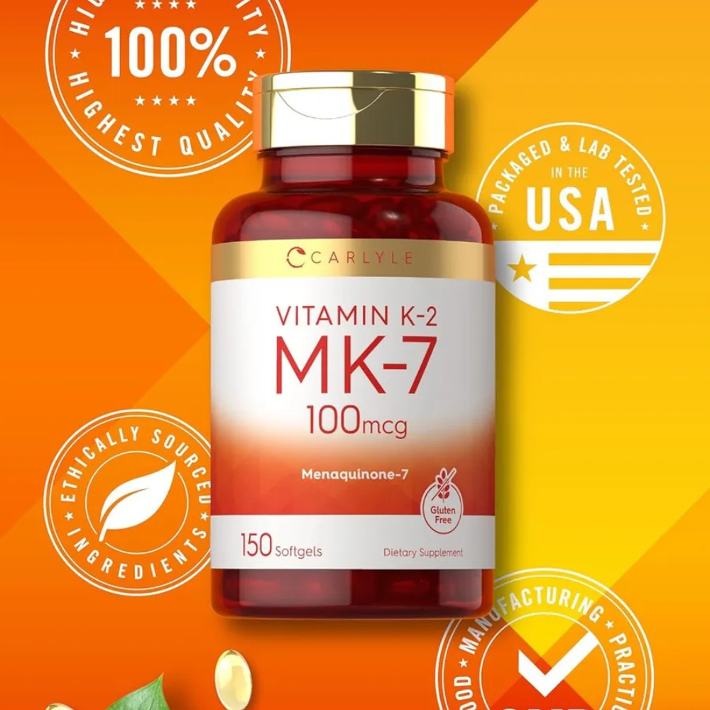 VITAMINA K2 MK7 100MCG 150 SOFGELS DE CARLYLE
