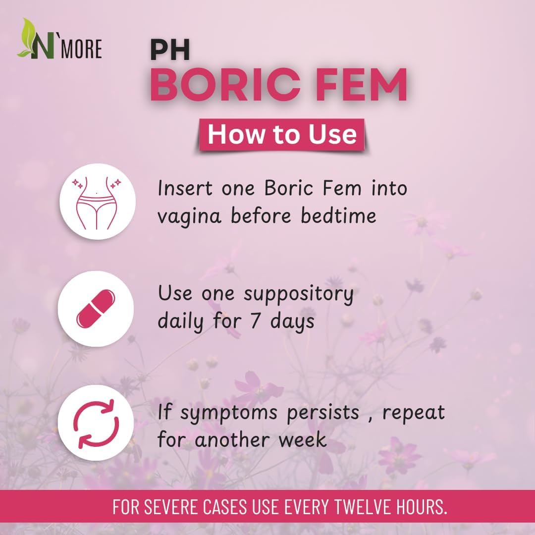 ÓVULOS DE ÁCIDO BÓRICO 600 MG BORIC FEM