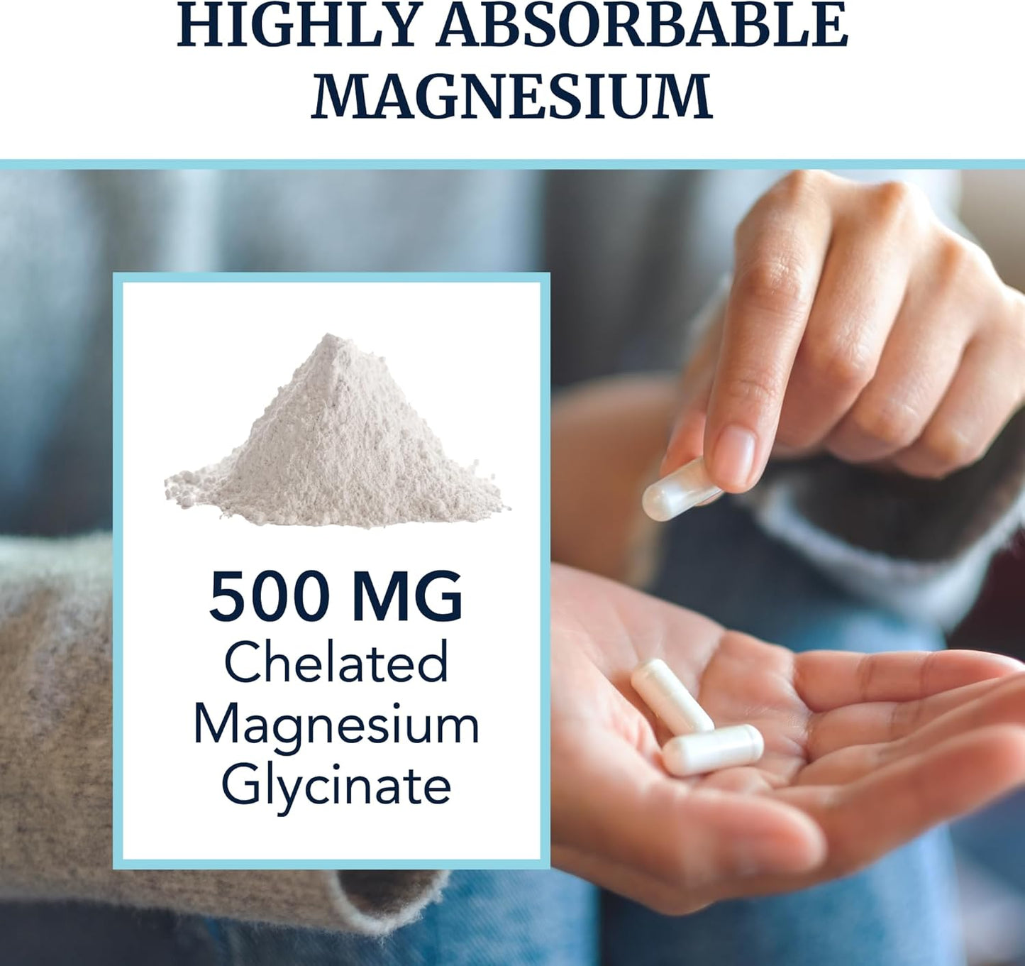 GLICINATO DE MAGNESIO QUELADO 450 MG EXTRA FUERTE