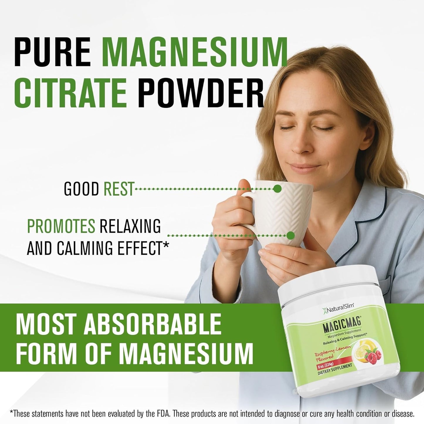 CITRATO DE MAGNESIO MAGICMAG NATURALSLIM EN POLVO