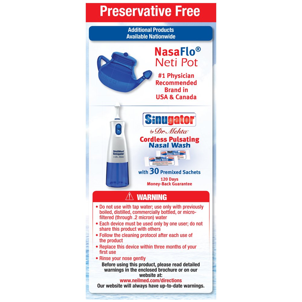 NEILMED SINUS RINSE ENJUAGUE NASAL X100 SOBRES