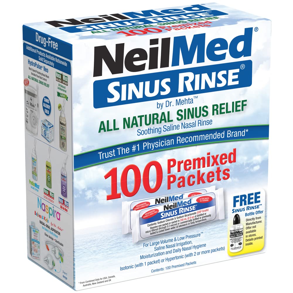 NEILMED SINUS RINSE ENJUAGUE NASAL X100 SOBRES