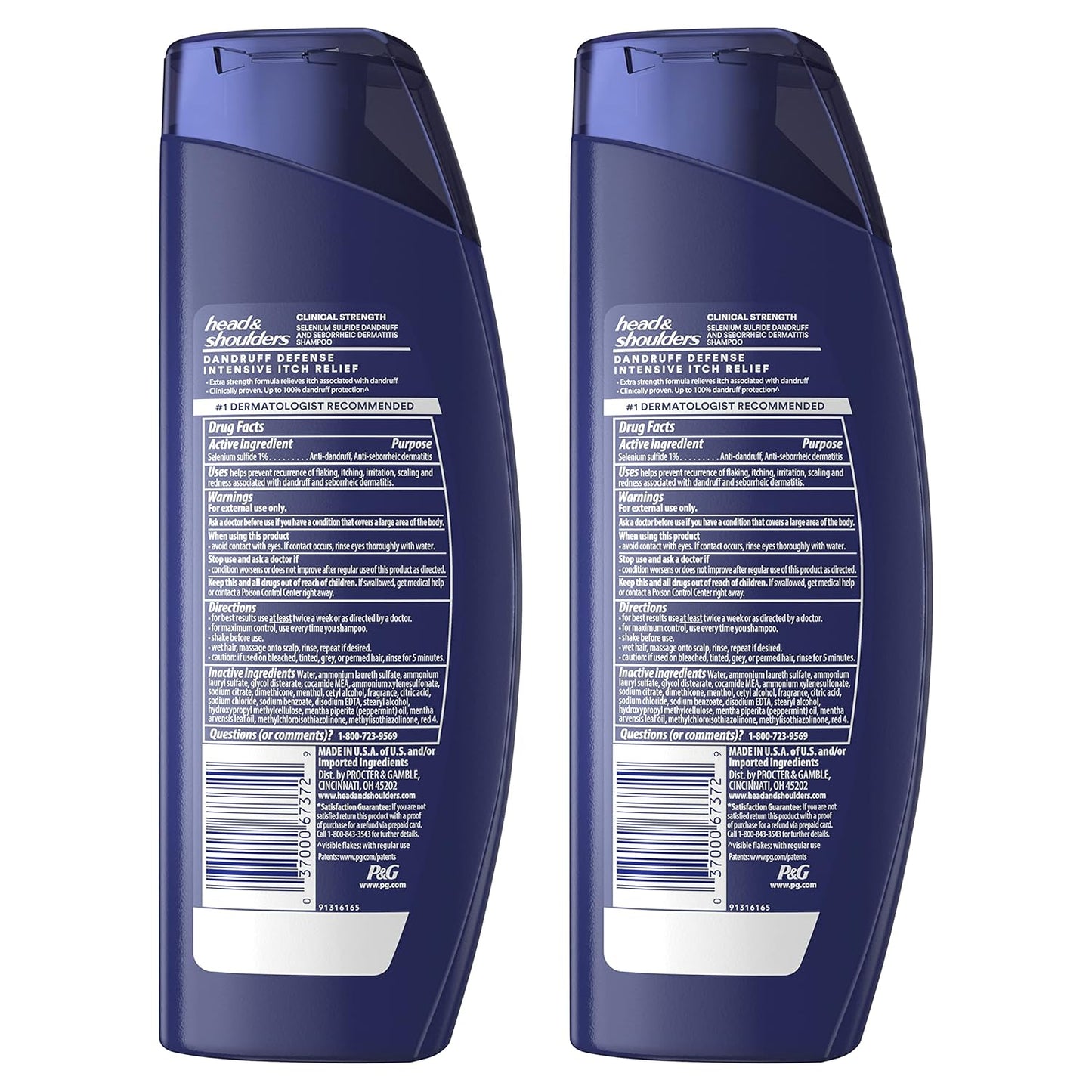 SHAMPOO ANTICASPA HEAD&SHOULDER COOLING ITCH RELIEF (VERDE)