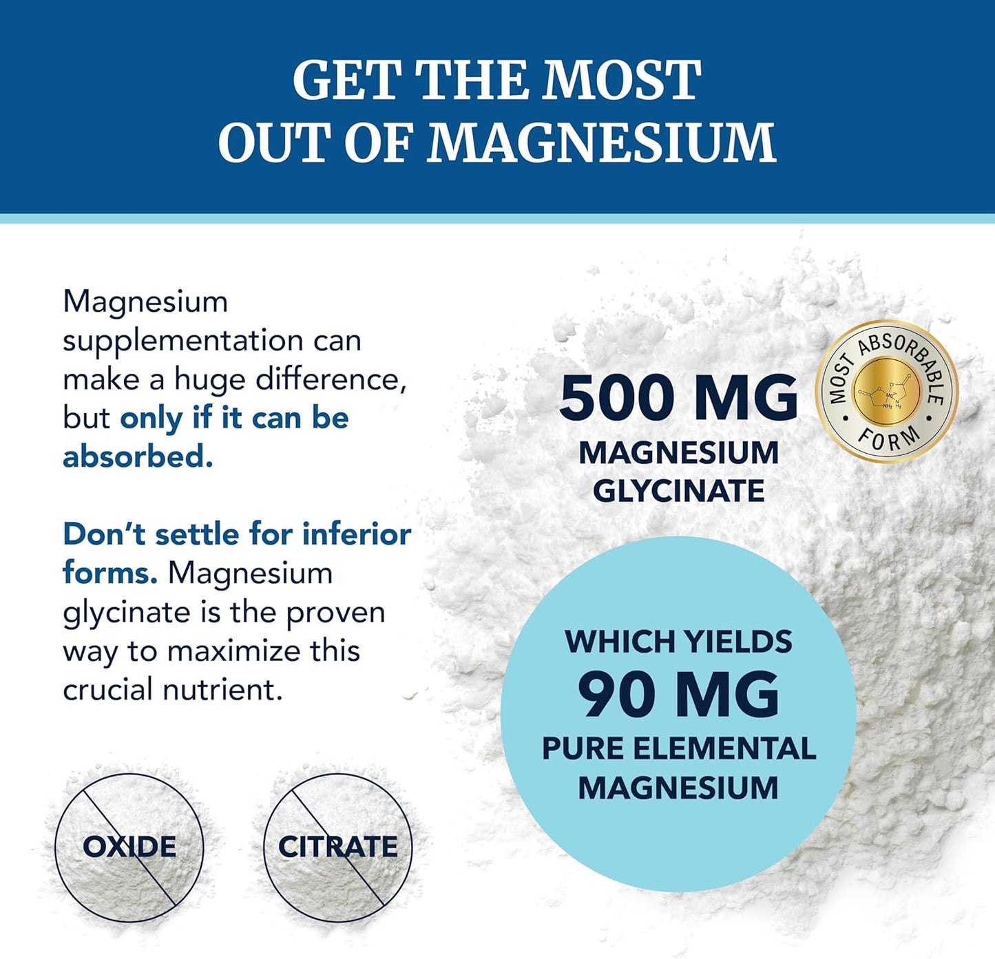 GLICINATO DE MAGNESIO QUELADO 450 MG EXTRA FUERTE