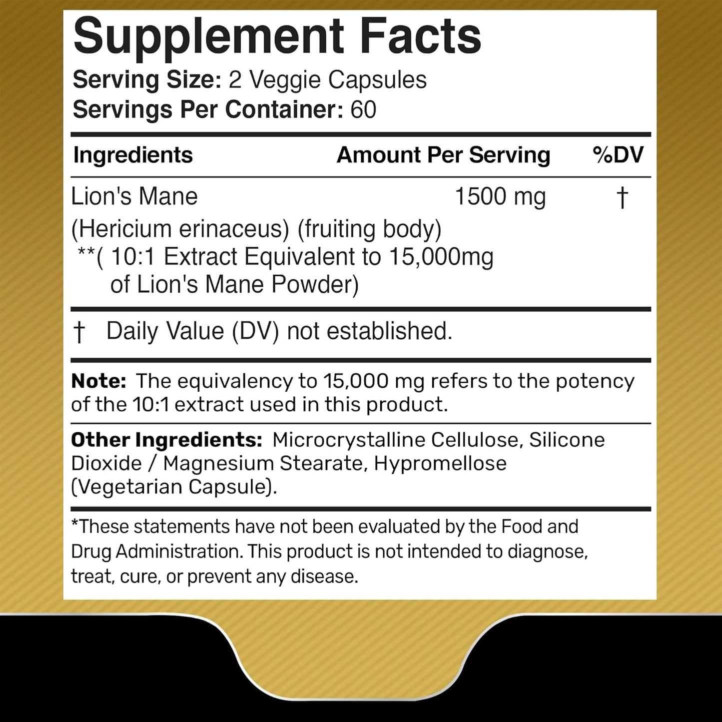 MELENA DE LEÓN HONGO ORGÁNICO 15000 MG WELLNESS
