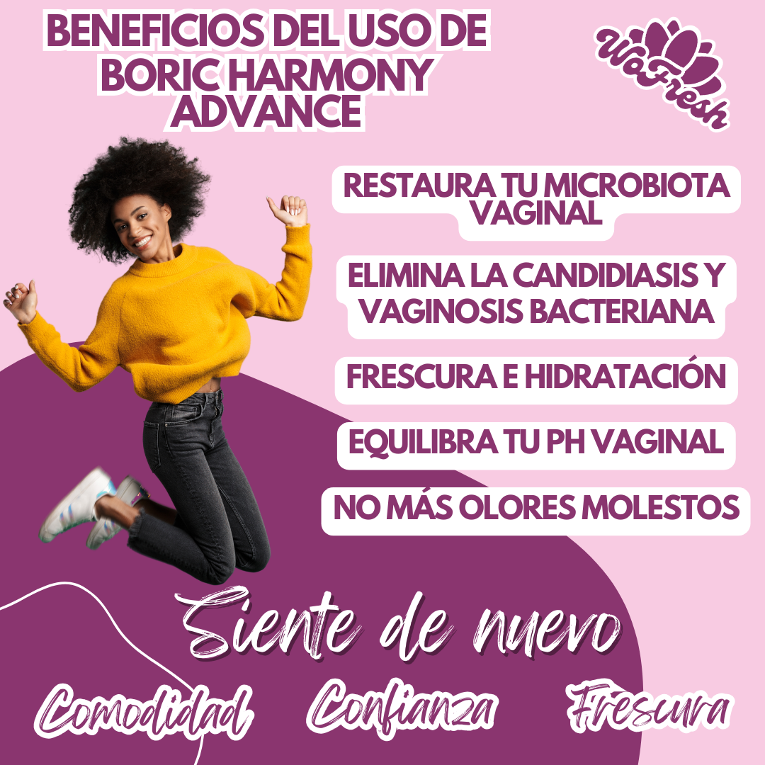 ÓVULOS BORIC HARMONY ADVANCE 800MG WOFRESH