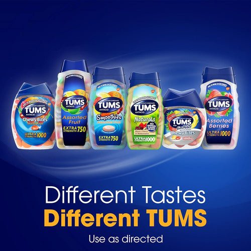 ANTIÁCIDO TUMS SIN AZUCAR 80 TABLETAS