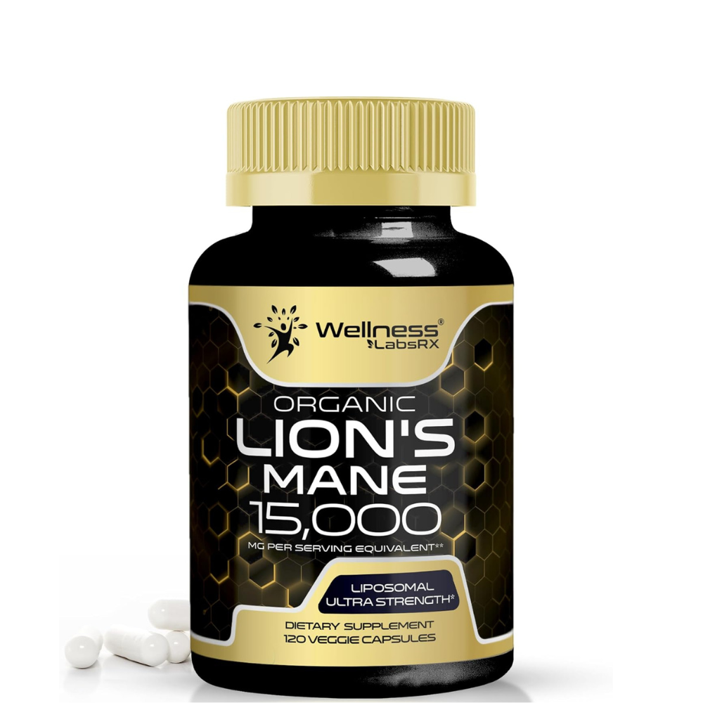 MELENA DE LEÓN HONGO ORGÁNICO 15000 MG WELLNESS