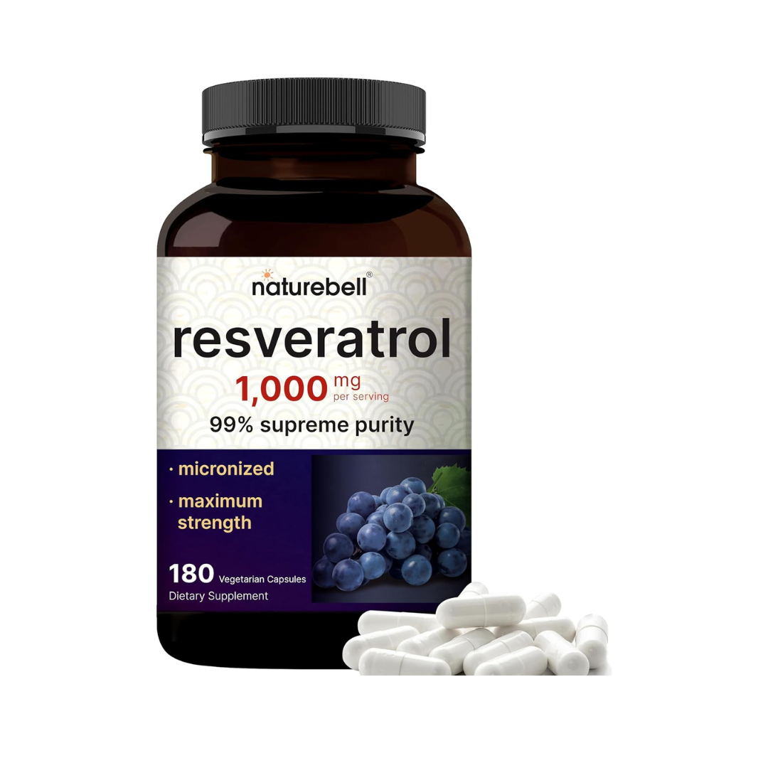 RESVERATROL DE 1000 MG 180 CAPSULAS NATUREBELL