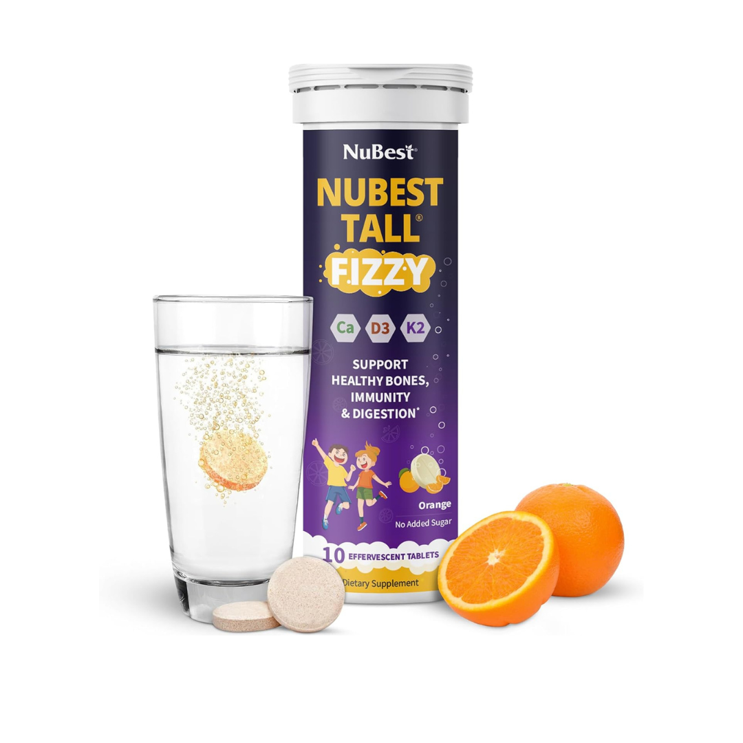 NUBEST TALL FIZZY PROBIOTICOS Y MULTIVITAMINICOS PARA NIÑOS