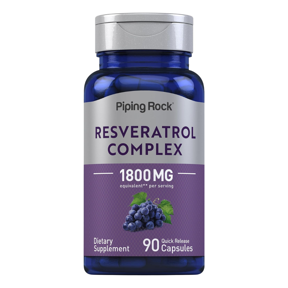 RESVERATROL 1800MG 90 CÁPSULAS PIPING ROCK