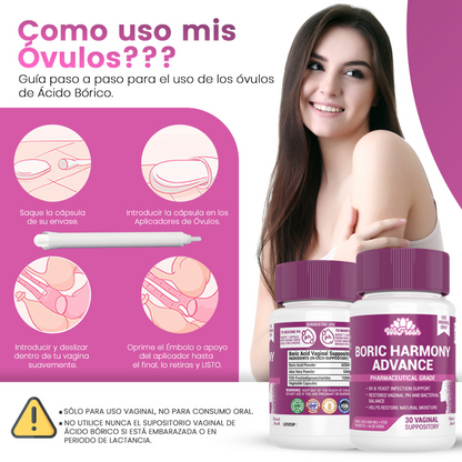ÓVULOS BORIC HARMONY ADVANCE 800MG WOFRESH