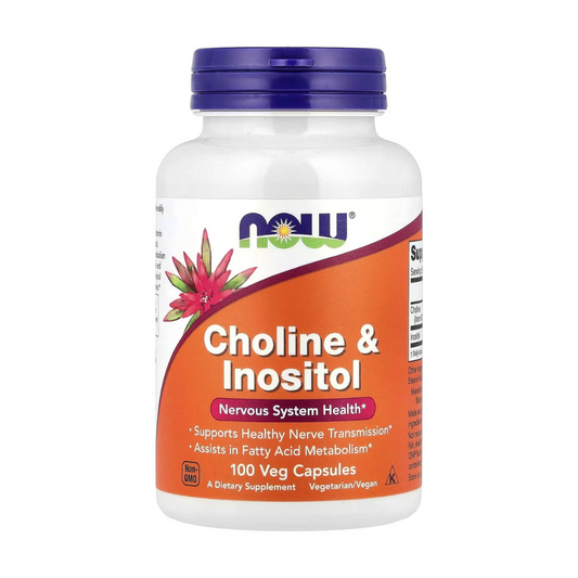 CHOLINA E  INOSITOL 500MG NOW
