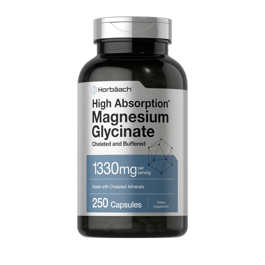 GLICINATO DE MAGNESIO QUELADO 1330 MG 250 CÁPSULAS HORBAACH
