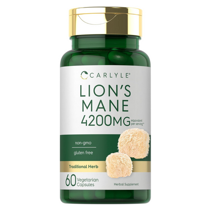 MELENA DE LEON 4200MG HONGO 60 CAPSULAS CARLYLE