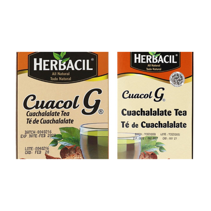CUACHALALATE EN TE HERBACIL PACK X 2 CAJAS