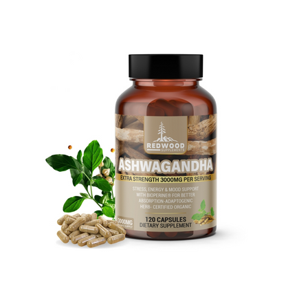 ASHWAGANDHA REDWOOD 3000 MG EXTRA FUERTE