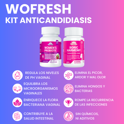 KIT ANTICANDIDIASIS AVANZADO DE WOFRESH