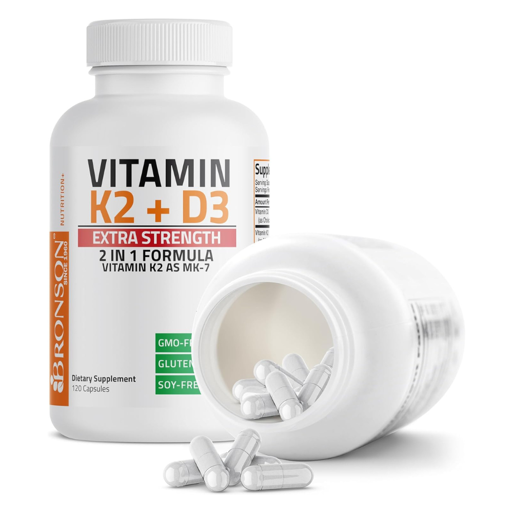 VITAMINA D3 K2 EXTRA FUERTE BRONSON