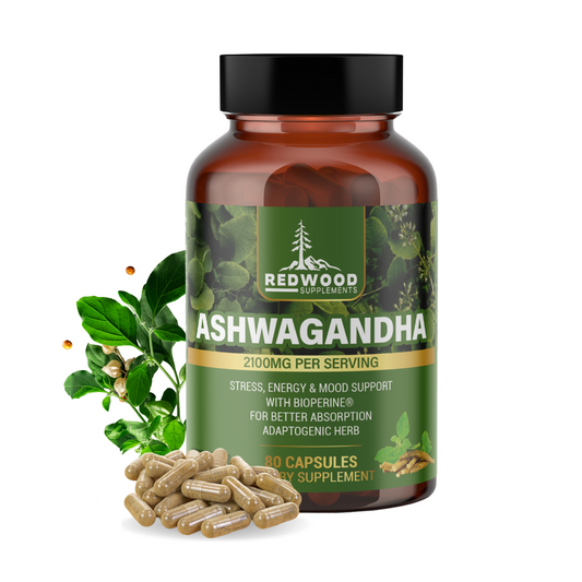 ASHWAGANDHA ORGANICO REDWOOD 2100 MG