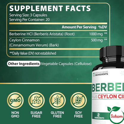BERBERINA PURA 1500 MG EXTRA FUERTE SATOOMI