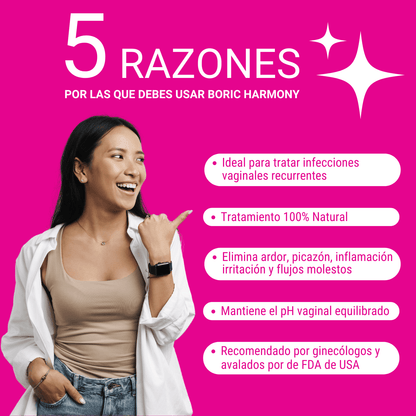 ÓVULOS DE ÁCIDO BÓRICO BORIC HARMONY WOFRESH2