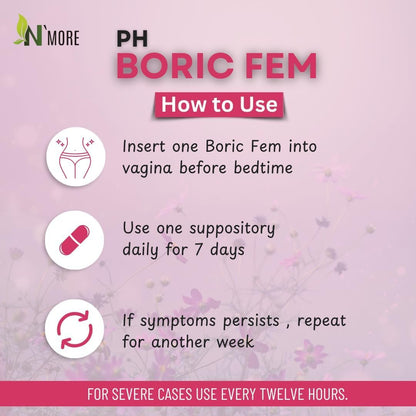 ÓVULOS DE ÁCIDO BÓRICO 600 MG BORIC FEM
