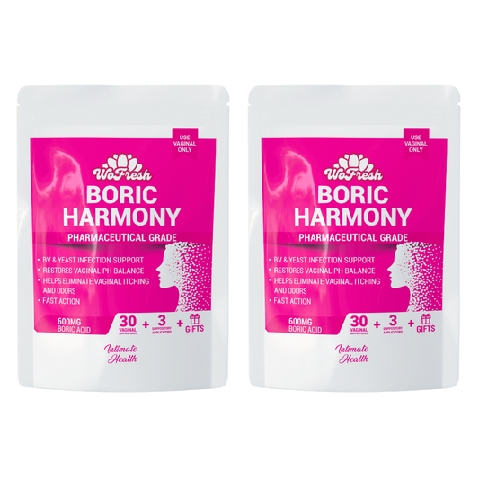 ÓVULOS DE ÁCIDO BÓRICO 600 MG BORIC HARMONY WOFRESH PACK X2