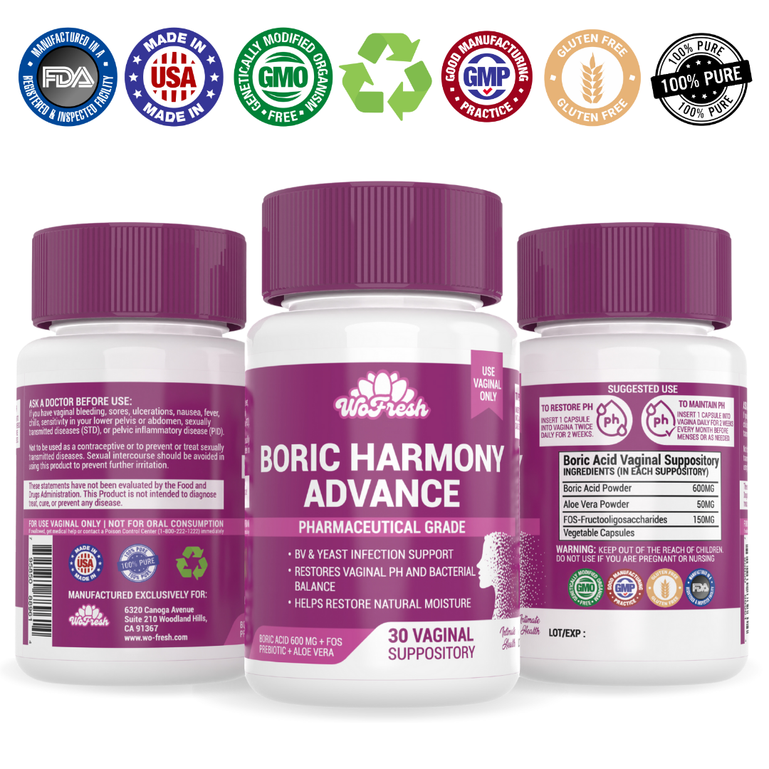 ÓVULOS BORIC HARMONY ADVANCE 800MG WOFRESH
