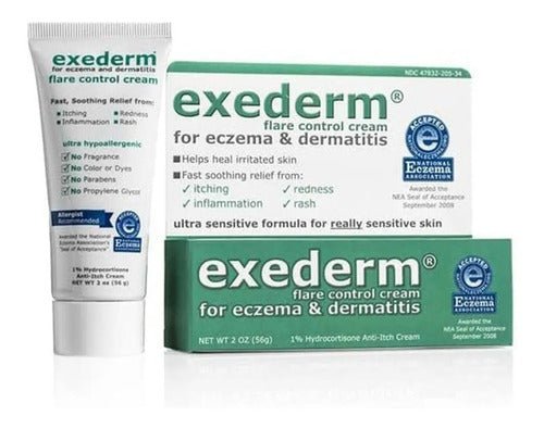 Crema Exederm Control Llamarada Para Eczema Y Dermatitis