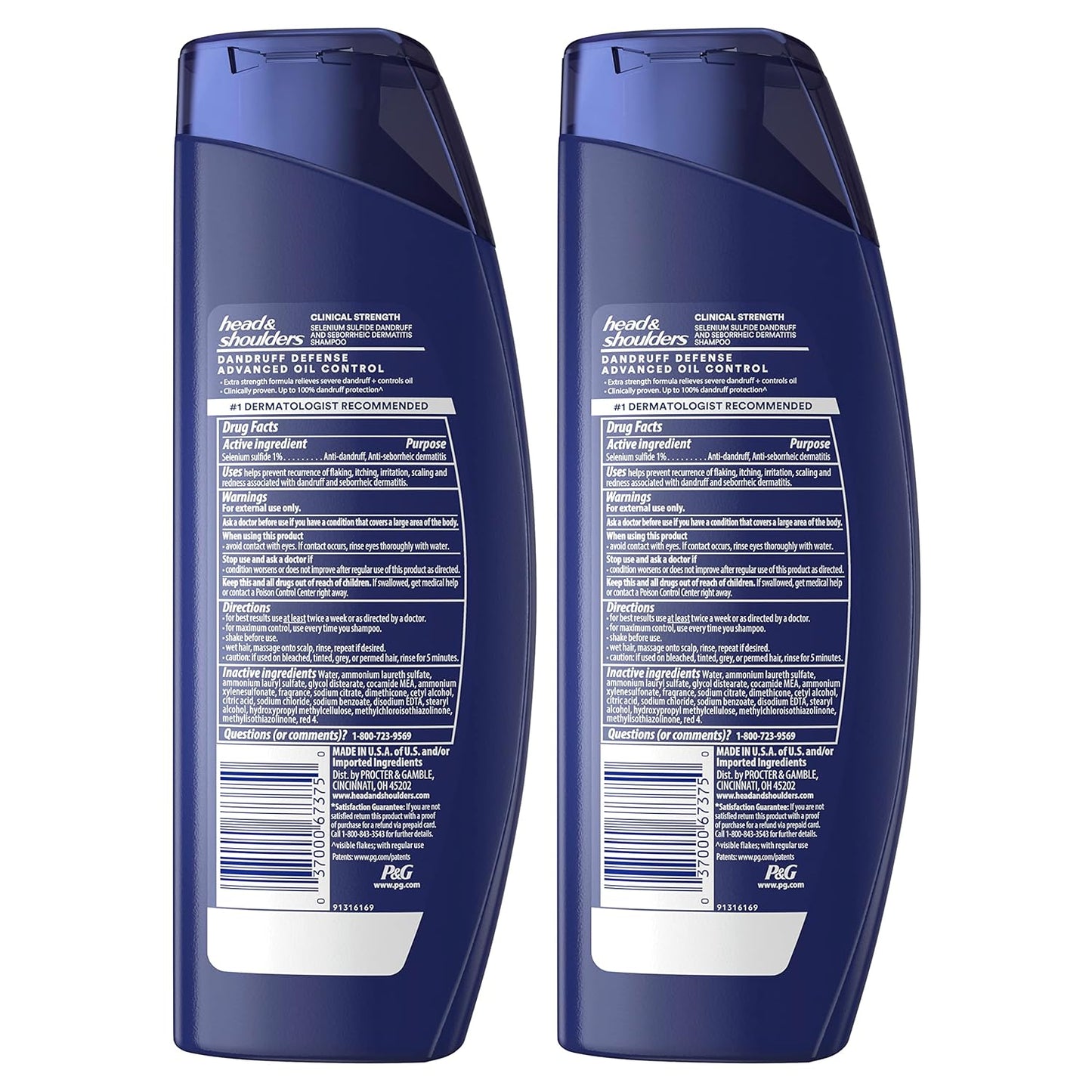 SHAMPOO ANTICASPA HEAD&SHOULDER ADVANCE OIL CONTROL (MORADO)
