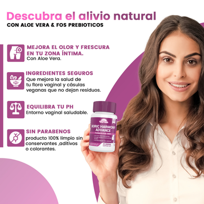 ÓVULOS BORIC HARMONY ADVANCE 800MG WOFRESH